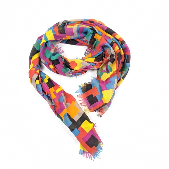 Accessories - 🍁❄️🍁 Multi color block scarf  (B87)